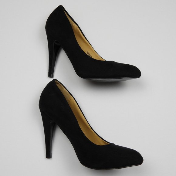 Black Suede Heels - Picture 3 of 5